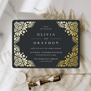 Beaux Arts   Elegant Vintage Art Deco Wedding
