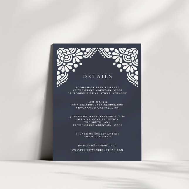 Beaux Arts Guest Information Card | Ink (Creator Uploaded)