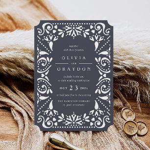 Beaux Arts Wedding Invitation   Ink