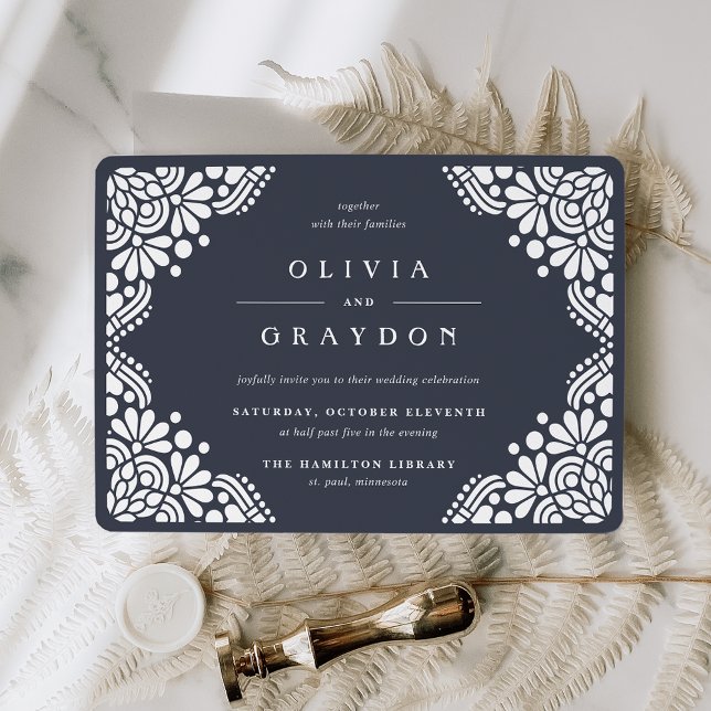Beaux Arts Wedding Invitation | Ink (Creator Uploaded)