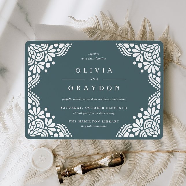 Beaux Arts Wedding Invitation | Spruce (Creator Uploaded)