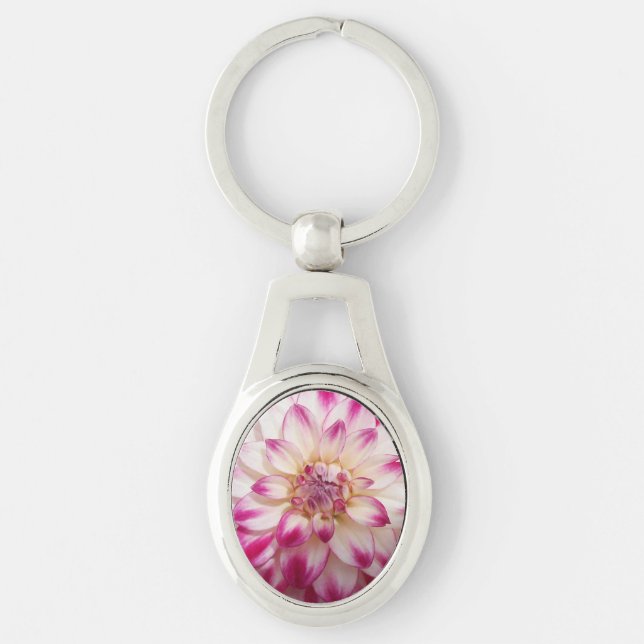 Beaux“Gaye Elise Beda”, “Pink Flower”, Bags Key Ring (Front)