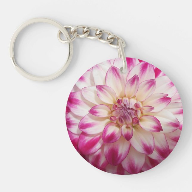Beaux“Gaye Elise Beda”, “Pink Flower”, Bags Key Ring (Front)