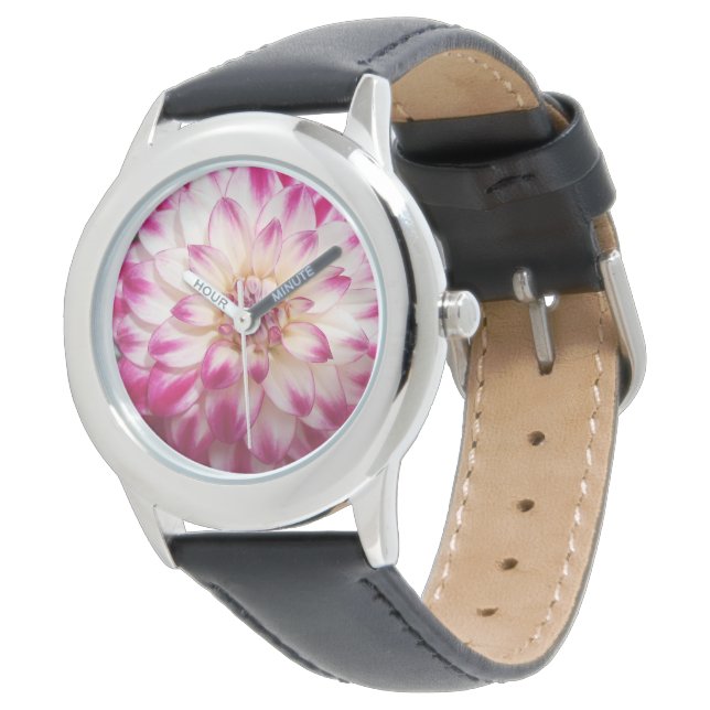 Beaux“Gaye Elise Beda”, “Pink Flower”, Bags Watch (Angled)