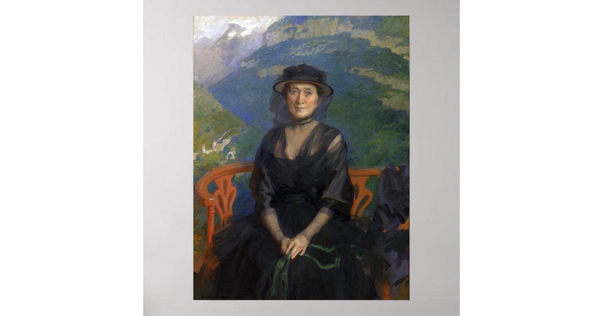 Beaux - Portrait Of Mrs. Addison C. Harris Poster | Zazzle