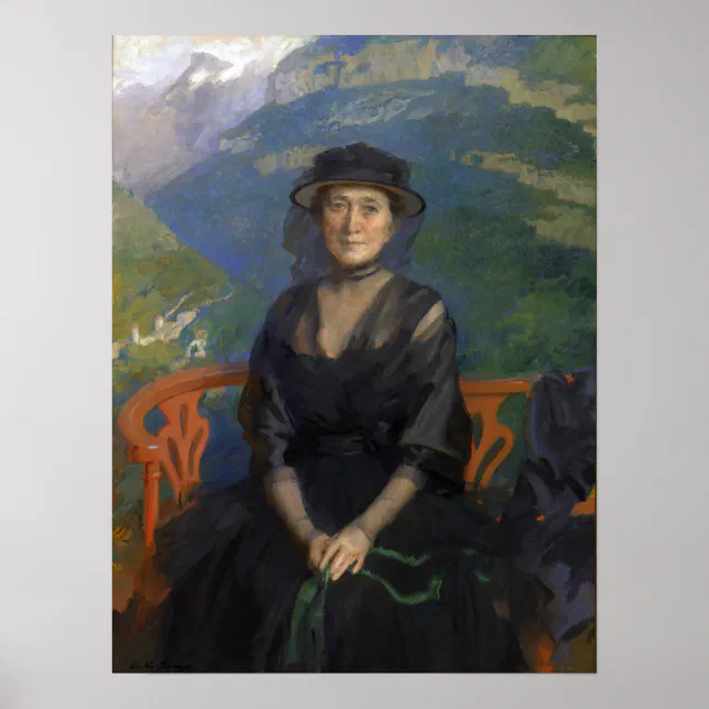 Beaux - Portrait Of Mrs. Addison C. Harris Poster | Zazzle