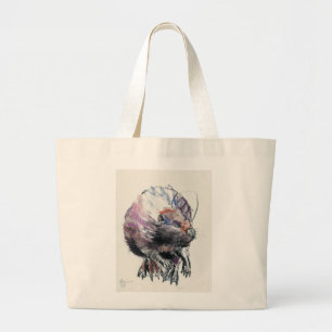 Beaver 2001 large tote bag
