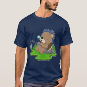 Beaver Angler Fish Fishing T-Shirt
