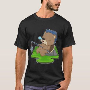 Beaver Angler Fish Fishing T-Shirt