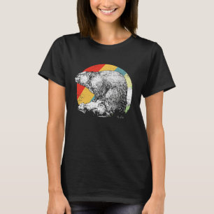 Beaver Animals Retro Vintage T-Shirt