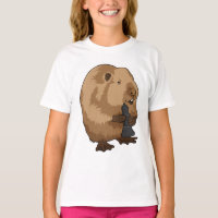 Beaver at Chess with Chess piece Bishop