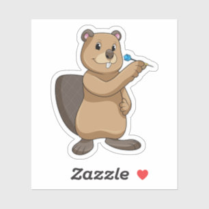 Beaver at Darts with Dart