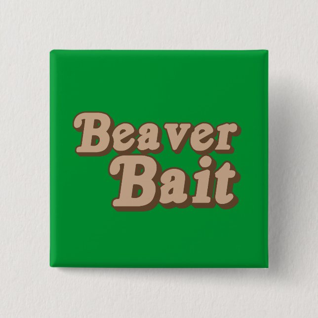 Beaver Bait 15 Cm Square Badge (Front)