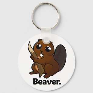 Beaver Beaver. Key Ring