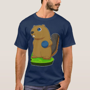 Beaver Bowling Bowling ball Sports T-Shirt