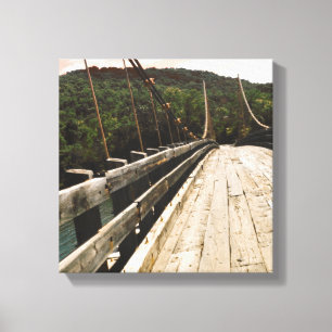 beaver bridge canvas print