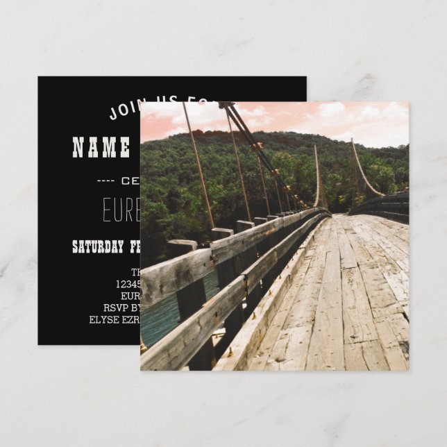 beaver bridge invitation (Front/Back)