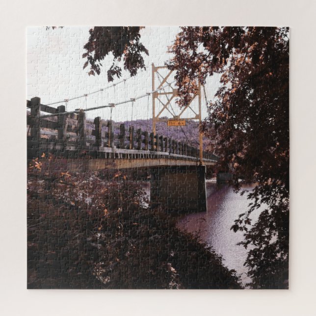 beaver bridge jigsaw puzzle (Vertical)