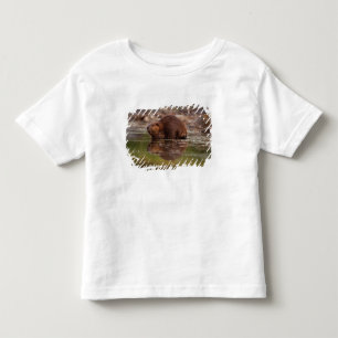 beaver, Castor canadensis, goes for a swim Toddler T-Shirt