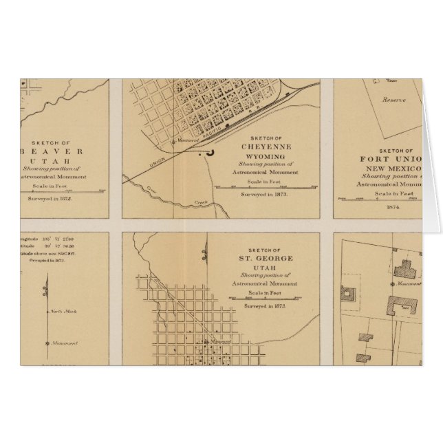 Beaver, Cheyenne, Fort Union, Georgetown (Front Horizontal)