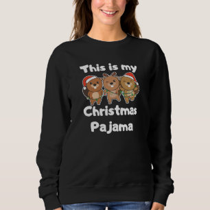 Beaver Christmas Pyjamas Sweatshirt