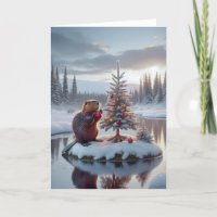 BEAVER CHRISTMAS - WILDLIFE