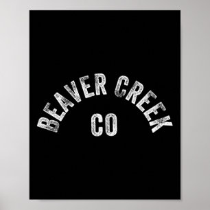 Beaver Creek Co Vintage Beaver Creek Colorado Loca Poster