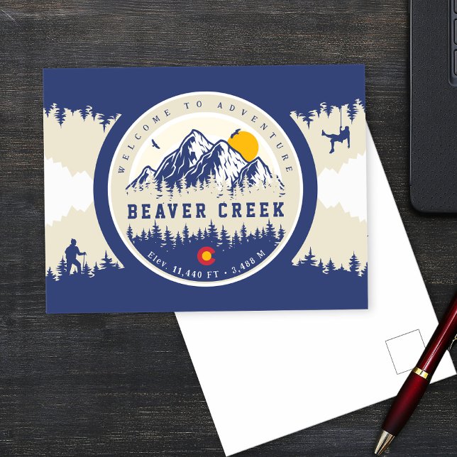 Beaver Creek Colorado Flag Mountain Ski Souvenir Postcard (Creator Uploaded)