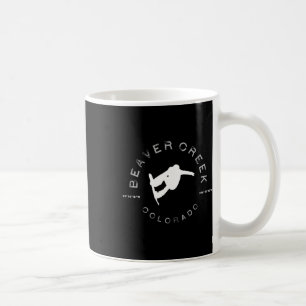 Beaver Creek Colorado Graphic Vintage Snowboarding Coffee Mug