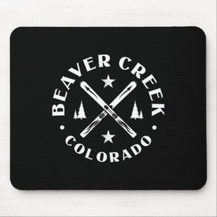 Beaver Creek Colorado Ski Mountain Skiing Skier Mouse Mat