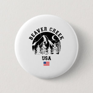 Beaver Creek Colorado Ski Resort Alpine Skiing Ame 6 Cm Round Badge
