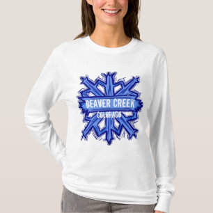 Beaver Creek Colorado snowflake hoodie T-Shirt