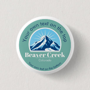 Beaver Creek Colorado USA ski resort souvenir 3 Cm Round Badge