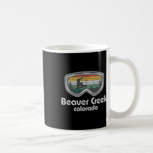 Beaver Creek Snowboarding Retro Colorado Snowboard Coffee Mug
