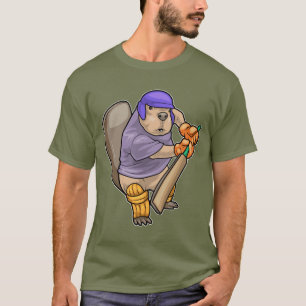 Beaver Cricket Cricket bat T-Shirt