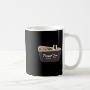 Beaver Dam State Park Illinois Welcome Sign Vacati Coffee Mug