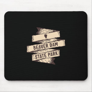 Beaver Dam State Park Nevada Nv Wooden Sign Vacati Mouse Mat