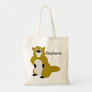 Beaver Design Tote Bag