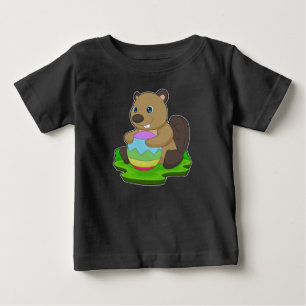 Beaver Easter Easter egg Baby T-Shirt