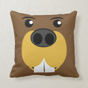 Beaver Face Cushion