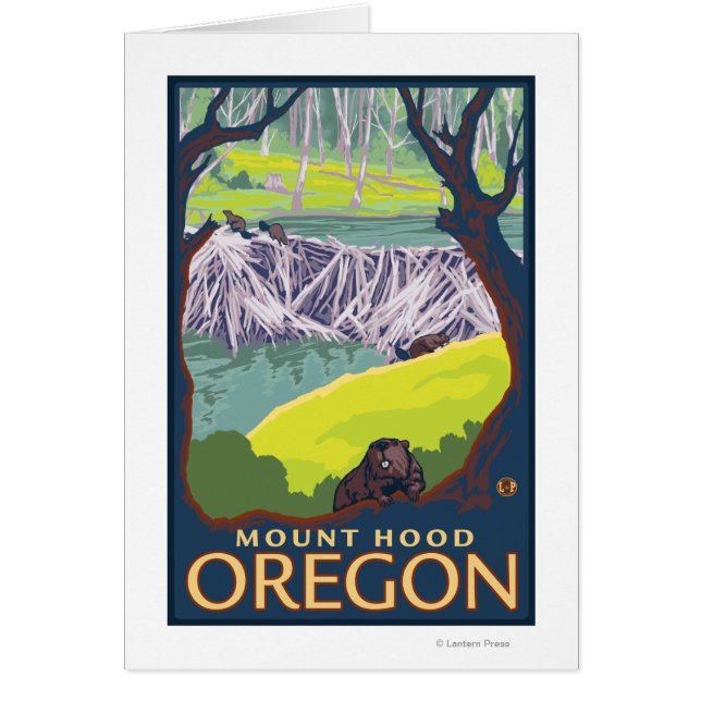 Beaver Family - Mount Hood, Oregon (Front)