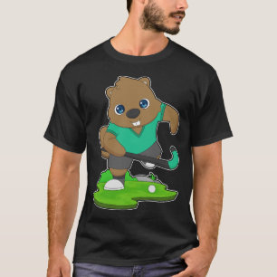 Beaver Hockey Hockey stick T-Shirt