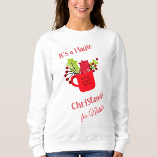 Beaver in a cup magic Christmas Sweatshirt