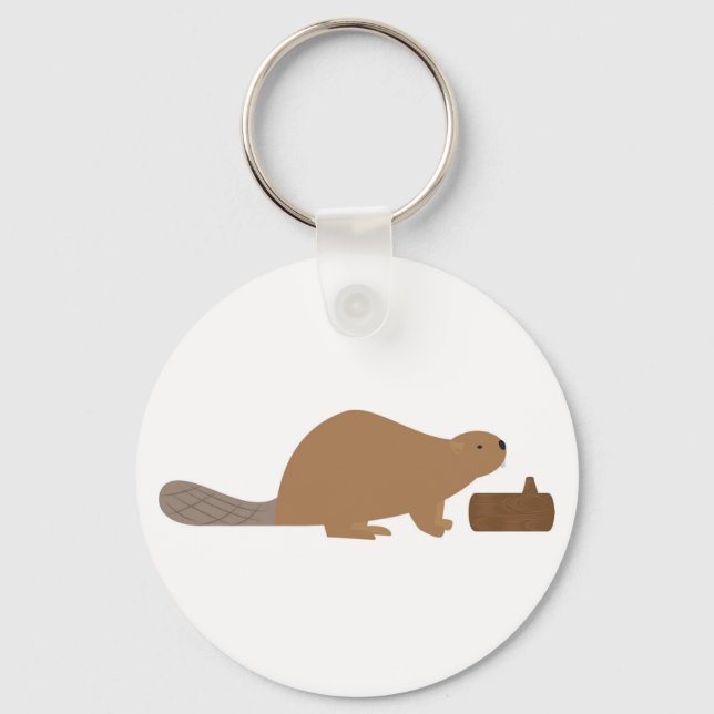 Beaver Key Ring (Front)