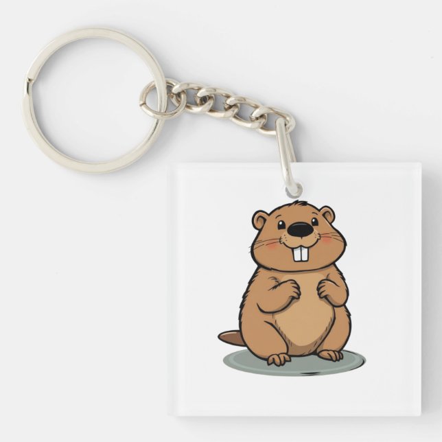 Beaver Key Ring (Front)