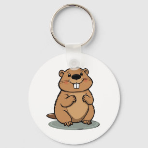 Beaver Key Ring