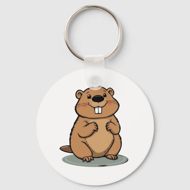 Beaver Key Ring (Front)