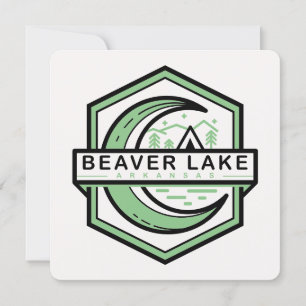 BEAVER LAKE Arkansas moon hexa Invitation