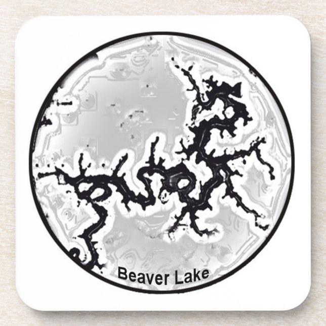 Beaver Lake Cork Coaster (Front)