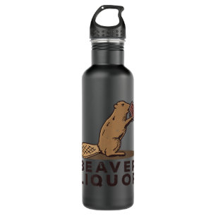 Beaver Liquor Drinking  710 Ml Water Bottle